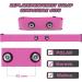 ONLYESH BRISDGURT Adjustable Elastic Replacement Belt with Heart Rate Monitor for Polar Garmin Wahoo - Pink Sports Running Gear - Buy Online on SooperMarket.com