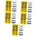50 Pairs Eyelashes Fake Lashes Natural Full False Lashes Realistic Lashes Bulk Women Makeup Tools Fluffy Spiky Lashes Natural False Lashes Strip Lashes Extension Eyelash Fiber