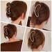 Big Hair Claw Clips - 4.5 Inch Non-Slip Matte Large Clips for Women - Strong Hold for Thick or Thin Hair - 5 Colors - Comfortable and Fashionable - Buy Online on SooperMarket.com