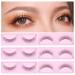 Geeneiya Wispy Natural Look 10mm Short False Eyelashes - 6 Pack Faux Mink Strip Lashes - Buy Online on SooperMarket.com