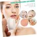 WOFASHPURET Cleansing Brush face Brush for Beauty Silicone scrubbers Facial Brush Manual Blackhead Scrubber Silicone Facial Brush Facial Cleansing Manual Brush pp Cleaning kit pores White - Buy Online on SooperMarket.com
