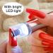 Professional Manicure Pedicure Nail Drill Kit - Cordless Electric Nail File 10 Bits & Bands LED Light 3 Speed Nail Care Tools for Home & Salon - Buy Online on SooperMarket.com
