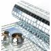 REDODEDO 3600pcs Real Glass Silver Mirrors Mosaic Tiles Sticker for Craft Square Glass Tiles Self Adhesive 5mm by 5mm