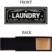 UCUDI Laundry Softener Dispenser Cover & Dryer Sheets Holder Wall Art Decor - Black - Buy Online on SooperMarket.com
