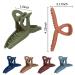 Whaline Matte Hair Claw Clips - 6 Color Strong Hold 4.3 Inch Butterfly Clamp for All Hair Types - Buy Online on SooperMarket.com