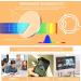 Buy Kerecsen 5 Pack Reading Glasses for Men & Women - High-Quality Spring Hinges Comfortable Rectangular Design - Multi-Colored (2.00 Magnification) - International Shipping Available - Buy Online on SooperMarket.com