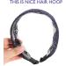 minkissy Lace Hair Hoop - Broadside Lace Headband Floral Lace Headband Gothic Headband Fancy Decor for Women Girls (Black) - Buy Online on SooperMarket.com
