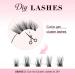 Glowingwin Half Lashes: Cat Eye False Eyelashes, Natural Look, 10 Pairs Corner Lashes, Handmade Reusable Mink Fluffy Lashes - Clear Band Half Lashes-09 - Buy Online on SooperMarket.com