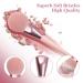 Premium Synthetic Pink Makeup Brush Set with Cleaning Mat - 12pcs Kabuki Powder, Blush, Foundation, Concealer, Eye Shadow Brushes | Makeup Tools - Buy Online on SooperMarket.com