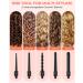 5 in 1 Curling Iron Wand Set Ohuhu Upgrade Curling Wand 5Pcs 0.35 to 1.25 Inch Interchangeable Ceramic Barrel Heat Protective Glove Dual Voltage Hair Crimper for All Hair Type Black - Buy Online on SooperMarket.com