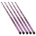 5-Piece Purple Handles Makeup Brushes Set - Eye Shadow & Concealer Beauty Tools for Flawless Makeup - Buy Online on SooperMarket.com