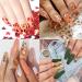 Maple Leaf Nail Glitter Sequins - 3D Holographic Fall Leaves Nail Art Flakes - 6 Colors Laser Autumn Decals for Acrylic Nails - DIY Crafts - Buy Online on SooperMarket.com