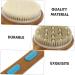 BCOATH Bamboo Handle Bath Cleaner Brush - Double-Sided Scrubber for Shower and Body Scrubbing - Buy Online on SooperMarket.com