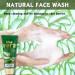 Aloe Vera Exfoliating Scrub Cleanser Aloe Vera Gel Face Wash Natural Acne Face Wash Face Wash For Men & Women Cream Cleanser For Acne Prone & Oily Skin Face Wash - Soothe Purify Facial Skin Care Green-Aloe Vera - Buy Online on SooperMarket.com