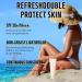 Sunscreen SPF 50+ Sun Cream with Rice + Probiotics Moisturizing Suncream Sun Lotion for Face Body UVA&UVB Protetion Refreshing Non-Greasy No White Cast with Rice Extracts 2 * 50ml 1 - Buy Online on SooperMarket.com