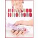 Kalolary Gel Nail Polish Strips Nail Gel Art Sticker Waterproof Full Nail Wraps Decal Sets with Scissors Nail File and Stick for Women Girls Nail Art Decor (UV/LED Lamp Required)-10 - Buy Online on SooperMarket.com