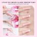 Saviland 18PCS Nail Stamping Kit - Red & Blue Nail Stamper Set with French Manicure Plates - Buy Online on SooperMarket.com