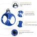 Buy Heele Soft Dog Dishes & Adjustable Harness Vest - Royal Blue XS | Safe Reflective & Perfect for Walking Running & Training - Buy Online on SooperMarket.com