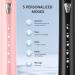 PHYLIAN Sonic Electric Toothbrush 2 Pack for Adults and Kids - High Power Rechargeable Toothbrushes in Black and Pink - 3 Hour Fast Charge for 60 Days - Buy Online on SooperMarket.com