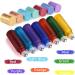 Alledomain 7-Piece Essential Oils Roller Bottle Set - Colorful Frosted Glass Refillable Aromatherapy Travel Bottles with Opener & Pipette - Buy Online on SooperMarket.com