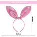 Sequin Cat Ears Headbands and Bunny Ear Headbands Shiny Hairbands Glittery Hair Hoops Hair Accessories for Easter Daily Wearing Party Decoration and Cosplay Accessories (Pink) - Buy Online on SooperMarket.com