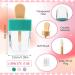 WSERE 20 Pcs Cute Lip Gloss Tubes - 4g Portable Empty Lip Glaze Containers | Reusable & Refillable DIY Cosmetic Samples Bottles | Creative Ice Cream Shape in Pink - Buy Online on SooperMarket.com