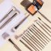 MAANGE 18 Pc Premium Synthetic Makeup Brush Set - Champagne | Professional Brushes for Foundation, Powder, Eyeliner & Eye Shadow - Buy Online on SooperMarket.com