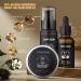 Beard Grooming Kit for Men - Beard Growth Set with Oil, Shampoo, Balm, Comb, Brush, Scissors - Best Men's Beard Gifts with Menthol - Buy Online on SooperMarket.com