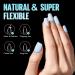 TOMICCA Soft Gel Nail Tips 240PCS Clear Half Matte Full Cover | Pre-Buff No File Nail Tips 12 Sizes | Nail Extensions for Salon and Home DIY - Buy Online on SooperMarket.com