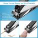 Orelex Nail Scissors & Cutters for Ingrown & Curly Nails - Ergonomic Stainless Steel Fingernail Clipper with Nail File - Professional Quality - Buy Online on SooperMarket.com