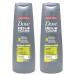 Dove Men+Care 2-in-1 Shampoo and Conditioner Sportcare Active Fresh 12 oz (Pack of 2)