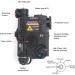 NOBUHIRO Airsoft PEQ 15 Laser Sights - IR Laser, Green Laser, White LED Flashlight - Tactical Pressure Switch - Black - Buy Online on SooperMarket.com