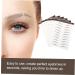 Baluue 42 Pcs Eyebrow Stickers Grooming Shaping Eyebrow Sticker Eyebrow 4d Peel Hair Water Transfer Paper - Buy Online on SooperMarket.com