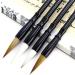 HorBous 10 PCS Chinese Calligraphy Set Inkstone + Writing and Painting Brush + Ink Block + Seal + Inkpad + Pen Rack + Water Bowl (Basic) - Buy Online on SooperMarket.com