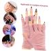 FOYTOKI 2 Pairs UV Gloves Gloves for Gel Nails Nail Gloves Fingerless Gloves Manicure Gloves Nail Art Accessory Nail Art Supplies Nail UV Rays Gloves - Buy Online on SooperMarket.com