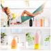 Travel Silicone Bottle Covers - 8 Pack Reusable Protective Spout Accessories for Shampoo & Shower Gel - Safe & Durable Travel Containers - Buy Online on SooperMarket.com
