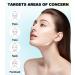 Neck Face Massager - BUV Mini LED Sculpting Tool with 3 Color Modes & Vibration for Enhanced Skin Care - Baby White - Buy Online on SooperMarket.com
