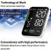 Automatic Digital Blood Pressure Monitor with LED Display - Upper Arm BP Cuff Machine for 2 Users, 240 Memory Storage, Storage Bag - Black - Buy Online on SooperMarket.com