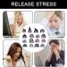 Soothing Sticker Set | 16 Reusable Fidget Strips with Gravel Texture & Rainbow Cat Design - Perfect for Stress Relief & Adult Relaxation - Buy Online on SooperMarket.com