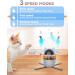 PETTOM Interactive Cat Toy 3-in-1 Automatic - 2023 Upgrade with Rotating Feather Tracks Ball - USB Rechargeable Kitten Toy for Indoor Cats - Blue - Buy Online on SooperMarket.com