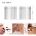 100Pcs Sterile Body Piercing Needles - 12G 14G 16G 18G for Ear & Nose Piercings - International Shipping Available - Buy Online on SooperMarket.com