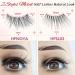 Heracks Half Lashes 14 Pairs - Natural Wispy Cat-Eye Faux Mink False Eyelashes with Clear Band - Reusable DIY Cluster Lashes - 2 Styles Mixed for Soft and Fluffy Look - 3/4 Corner Lashes - By Heracks - Buy Online on SooperMarket.com