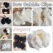 Bow Bubble Clips Bow Hair Claw Clips Claw Clips For Thick Hair Thick Hair Claw Clips For Long Hair Hair Clips for Thin Hair Women Large Puffy Chiffon Elegant Bubble Bow Hair Claw Clip (2pcs-D) - Buy Online on SooperMarket.com