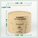 Nuduko Bamboo Cotton Swabs 500 Count | 100% Compostable & Organic | Eco-Friendly Biodegradable Wooden Cotton Buds | Plastic-Free Spiral/Round Head | 500 Pack - Buy Online on SooperMarket.com
