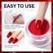 Dip Powder Set Honey Joy - 6 Color Glitter Dipping Powder Collection for Classic Red Manicure - Nail Art DIY Salon Kit, No Need for Nail Lamp - Great Gifts for Women - Buy Online on SooperMarket.com