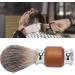 Premium Razor Brush for Men | Shaving Foam Brush with Rubber Wood Handle | Travel & Salon Facial Cleaning Tool - Buy Online on SooperMarket.com