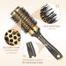 Hair Brush - SHINLEA Round Hair Brush for Blow Drying 43mm Aluminium Curly Hair brush Hairbrushes for women Professional Curling Hair Drying Styling Straightening and Shine - Buy Online on SooperMarket.com