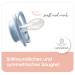 Nip Schnuller My Butterfly - Sustainable Silicone Pacifier for Infants (5-18 Months) - Eco-Friendly Lightweight Jaw-Friendly Brown Size 2 - Buy Online on SooperMarket.com