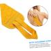NOLITOY 2 Sets Exfoliating Back Scrubber - 3pcs Glove Pull Back Shower Towel & Loofah Sponge Belt - Mesh Bath Back Strip Yellow 85x9.5CM - International Shipping Available - Buy Online on SooperMarket.com