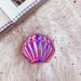 Luxshiny Rosy Seashell Foldable Hand Held Makeup Mirror - Double Sided Compact Portable Mirror - Buy Online on SooperMarket.com